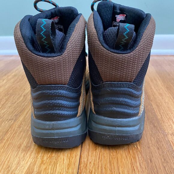 Red Wing Shoes Tradeswoman Boots Womens 9.5 B Waterproof Safety Toe Workwear - Picture 5 of 10